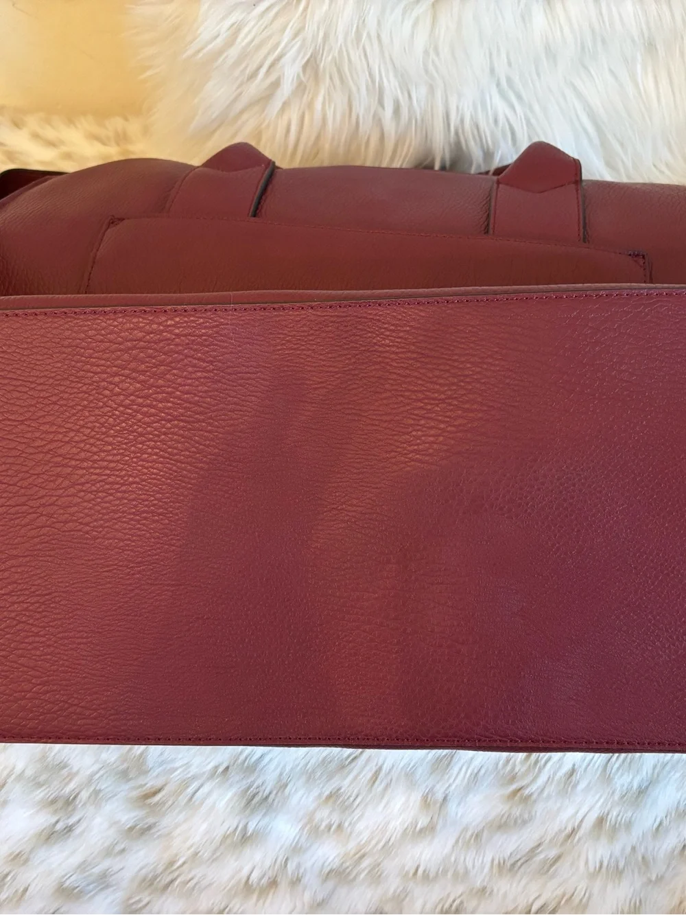 Poppy & Peonies Uptown Tote Berry - Picture 4 of 7